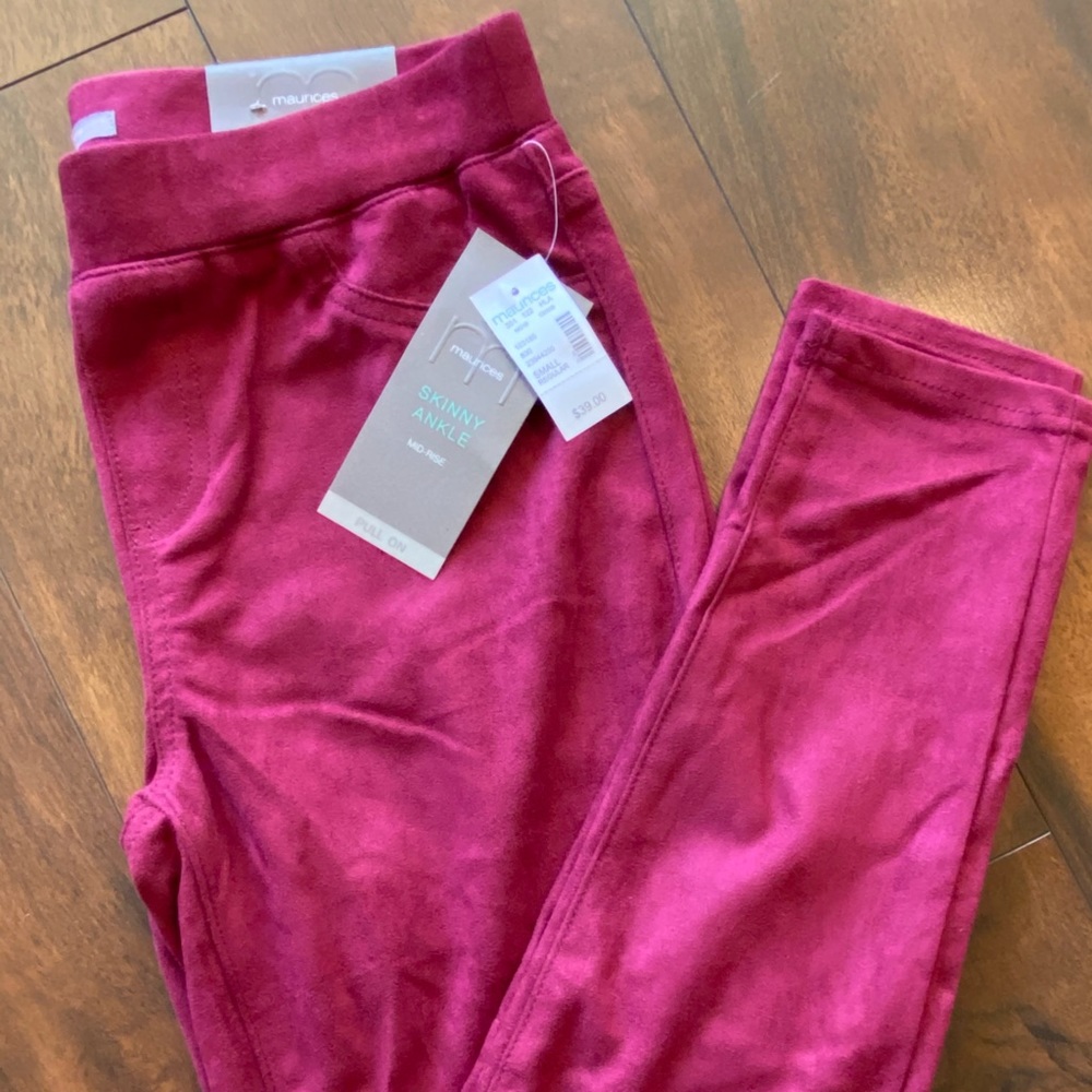 Maurices Faux suede skinny pant